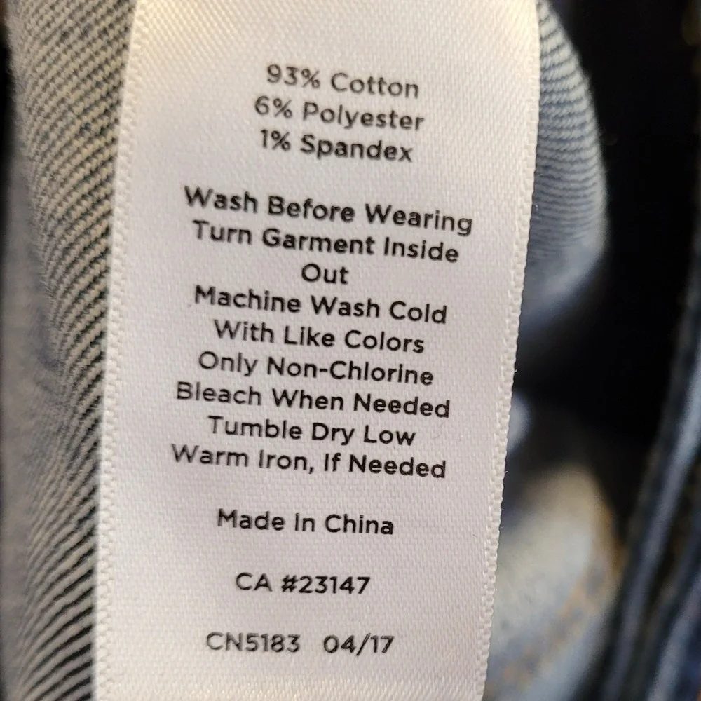 Talbots Denim Mini Skirt‎ Dark Wash 10 Button Front Nautical Coastal Classic - Picture 5 of 5